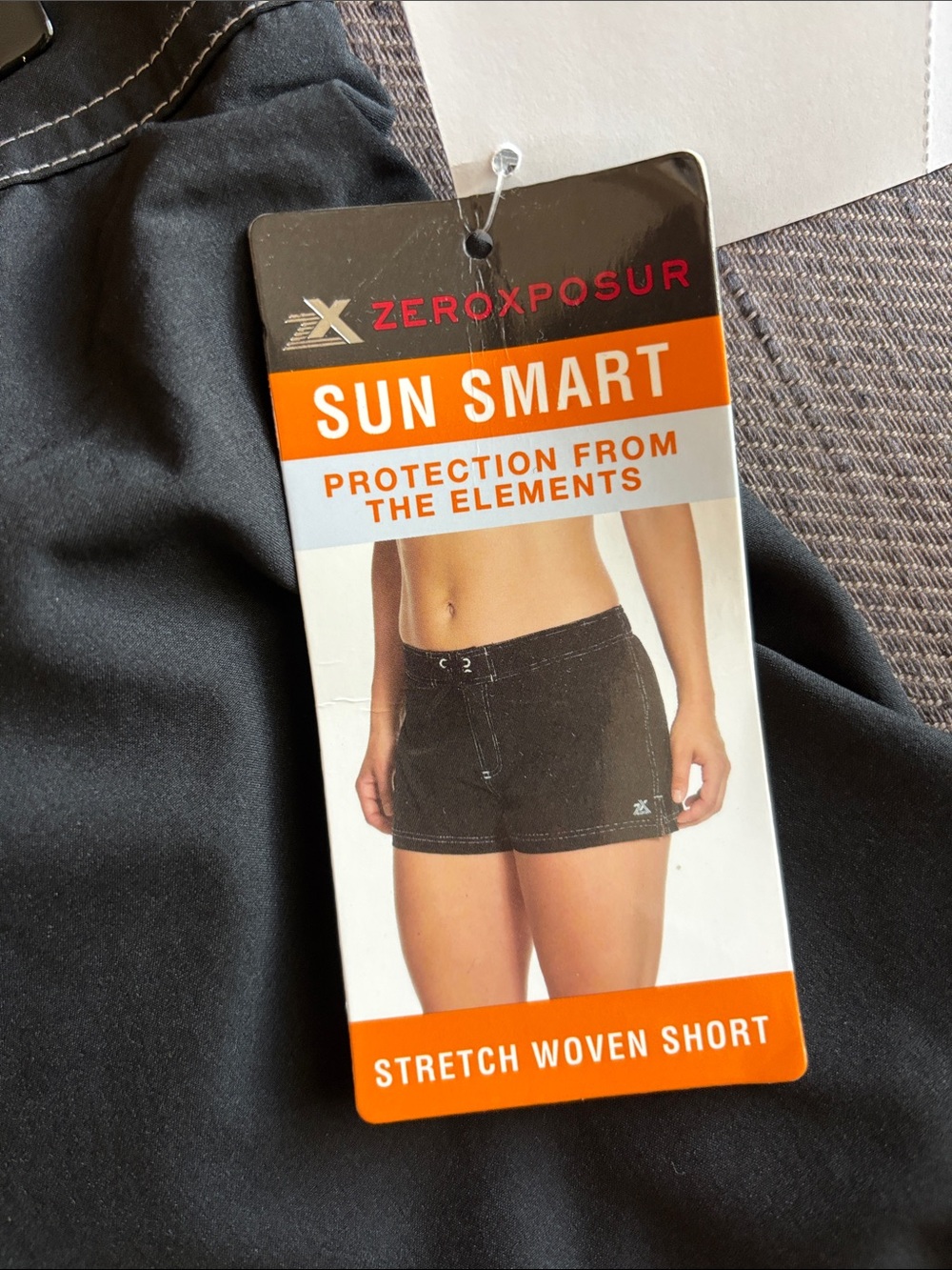 ZeroXposur Black Lace-Up Swim/Active Skort with Contrast Stitching - Picture 5 of 11